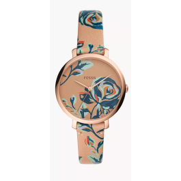 Uhrenarmband Fossil ES4494 Leder Mehrfarbig 14mm